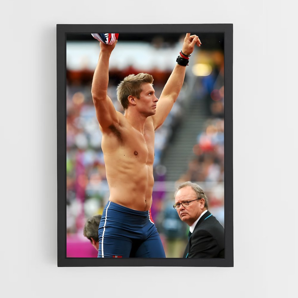 Poster Champion du Terrain – affiche Athlétisme (vue 2)